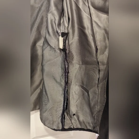 Gallery black men's buttery soft genuine leather full zip jacket coat size M - Picture 8 of 13